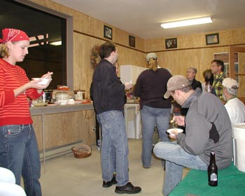people gathered at a party